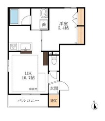 エムアール６４２の物件間取画像